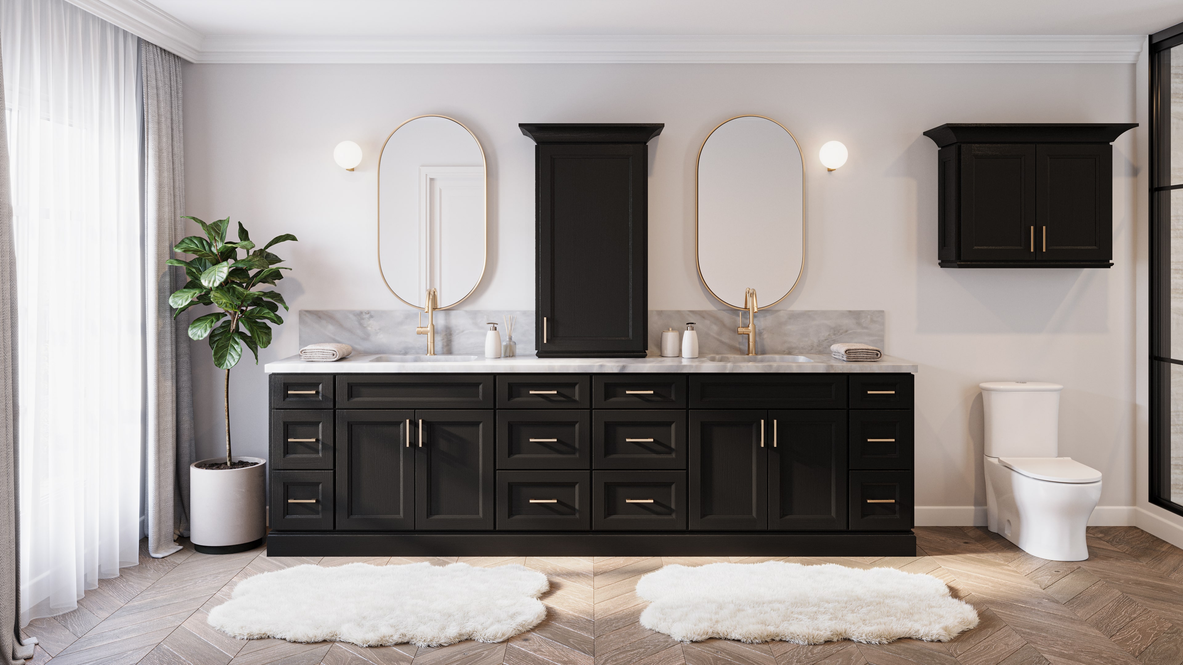 Obsidian Oak dark door style